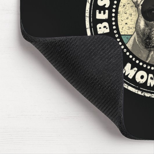 Tapis De Souris Frenchie Mom Ever Retro Français Bulldog Lover Pro (Coin)