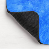 Tapis De Souris Frénésie de fourrure bleue (Coin)