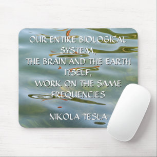 Tapis De Souris Fréquence de Nikola Tesla Citation – Ondulation de