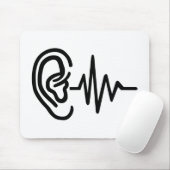 Tapis De Souris Fréquence d'oreille (Avec souris)