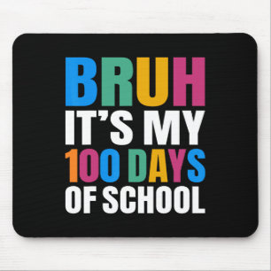 Tapis De Souris Frère, c'est mes 100 jours d'école 100e jour d'éco