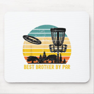 Tapis De Souris Frère de Disc Golf Vintage - Meilleur frère par Pa