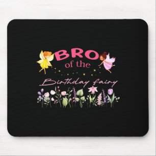 Tapis De Souris Frère de la fée d'anniversaire Petite fille Magiqu