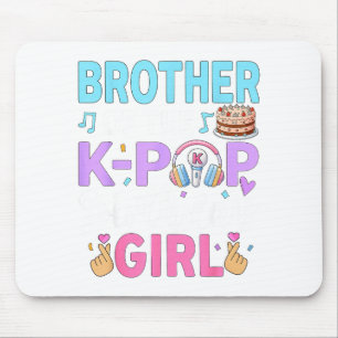 Tapis De Souris Frère de la fêtée d'anniversaire k-pop