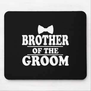 Tapis De Souris Frère du marié enterrement de vie de garçon drôle