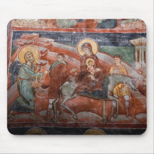Tapis De Souris Fresques de l'église serbe du XIVe siècle,