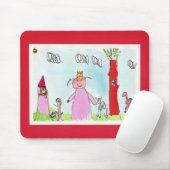 Tapis De Souris Freya dessinant Mousepad (Avec souris)