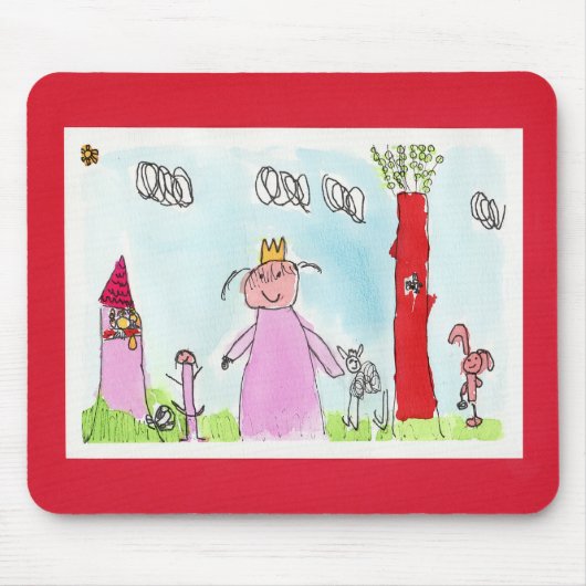 Tapis De Souris Freya dessinant Mousepad (Devant)