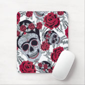 Tapis De Souris Frida Kahlo  and roses  (Avec souris)