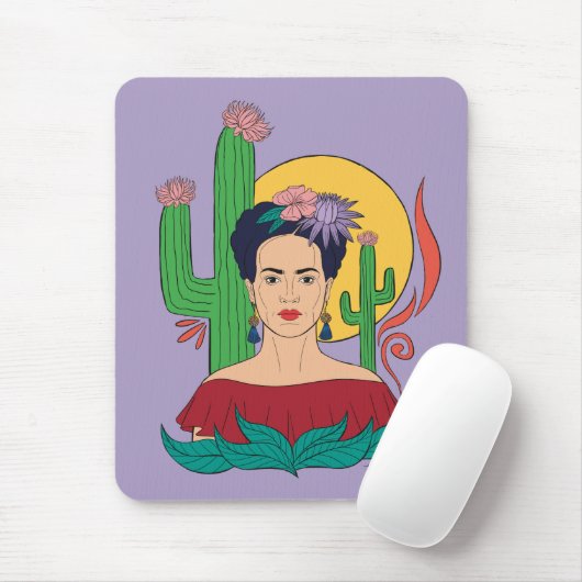 Tapis De Souris Frida Kahlo Desert Graphic (Avec souris)