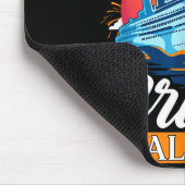 Tapis De Souris Friends Don't Cruise Alone Funny Cruising Ship Mat (Coin)