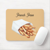 Tapis De Souris Frites (Avec souris)