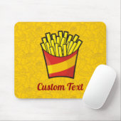 Tapis de souris Frites (Avec souris)