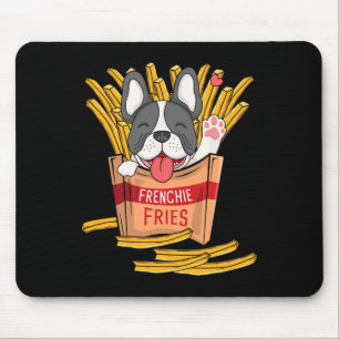 Tapis De Souris Frites - Bouledogue français Fast Food Frites Amou