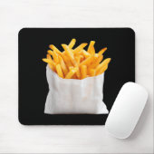 Tapis De Souris Frites frites drôle de costume de nourriture d'Hal (Avec souris)