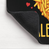 Tapis De Souris Frites Sont Mon Amour De La Saint-Valentin Frites (Coin)