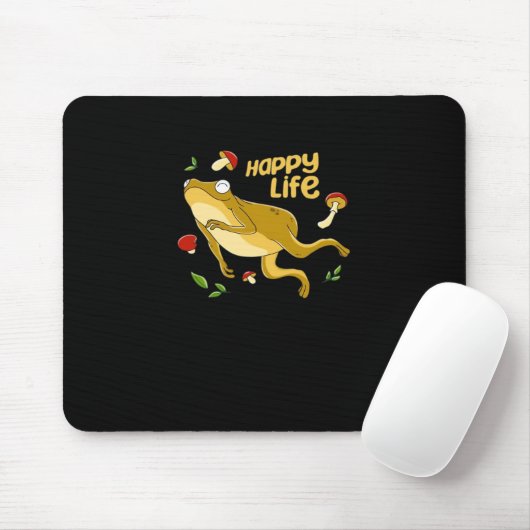 Tapis De Souris Frog Happy Essential Minimal Design (Avec souris)