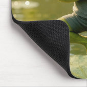 Tapis De Souris Frog In a Yoga Tree Pose (Coin)