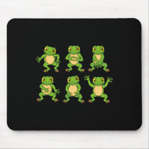 Tapis De Souris Frog Lover Kids Cute Dancing Frogs