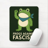 Tapis De Souris Frogs Against Fascism Portland Frog Protest (Avec souris)