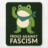 Tapis De Souris Frogs Against Fascism Portland Frog Protest (Devant)