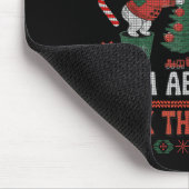 Tapis De Souris From The Windows To The Walls Raccoon Christmas Ug (Coin)