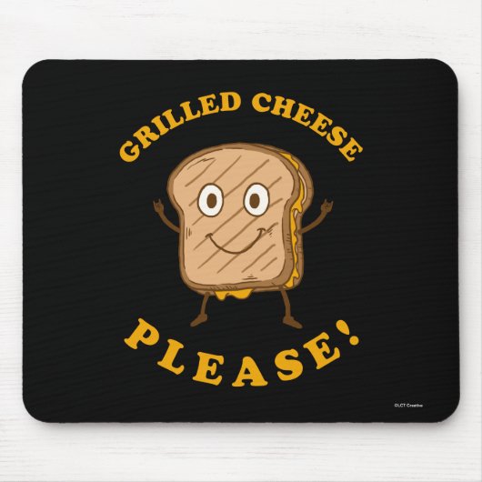Tapis De Souris Fromage Grillé S'il vous plaît (Devant)