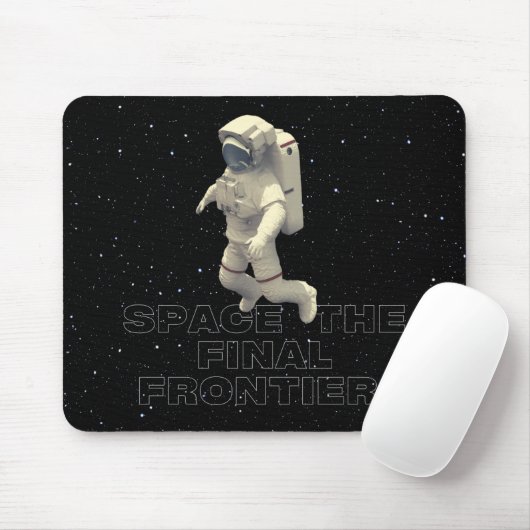 Tapis De Souris Frontière spatiale Mousepad (Avec souris)