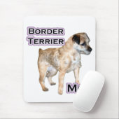 Tapis De Souris Frontière Terrier Maman 4 (Avec souris)