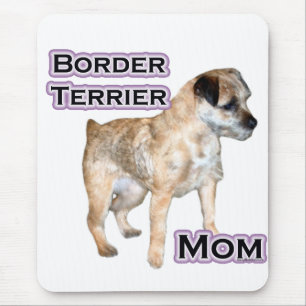 Tapis De Souris Frontière Terrier Maman 4