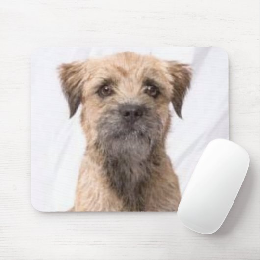 Tapis De Souris Frontière Terrier Mousepad (Avec souris)