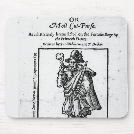 Tapis De Souris Frontispice 'à l'hurlement Girle (Devant)