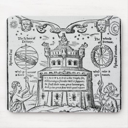 Tapis De Souris Frontispice 'au château de Knowledge (Devant)