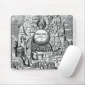 Tapis De Souris Frontispice aux "emblèmes" de George Wither, 1635 (Avec souris)