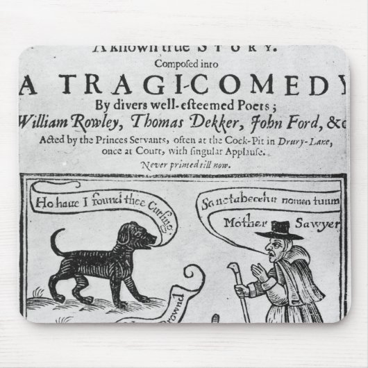 Tapis De Souris Frontispice "la sorcière d'Edmonton (Devant)