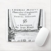 Tapis De Souris Frontispice, 'l'Utopie de Thomas More (Avec souris)