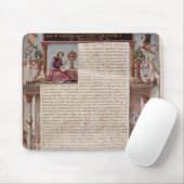 Tapis De Souris Frontispice pour réserver I montrant une page de (Avec souris)