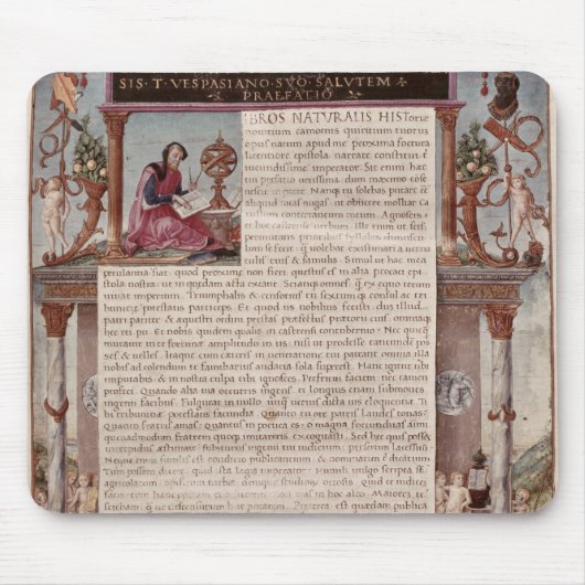 Tapis De Souris Frontispice pour réserver I montrant une page de (Devant)