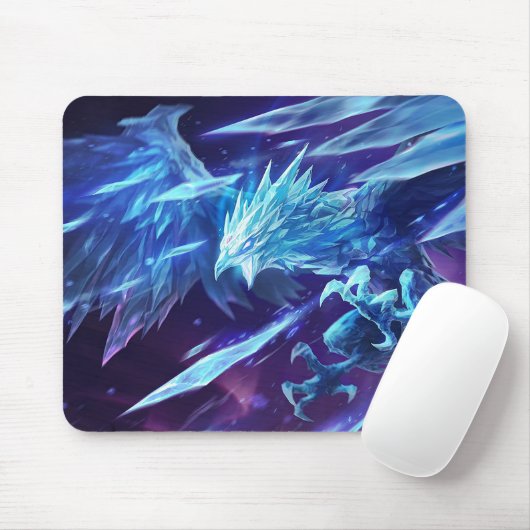 Tapis De Souris Frost Dragon Jeu Mousepad | Personnalisable (Avec souris)