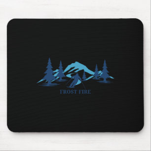 Tapis De Souris Frost Fire North Dakota Station de ski Ski Ski