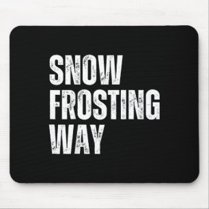 Tapis De Souris Frostage de neige façon plus amusant professeur él