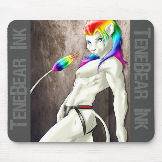 Tapis De Souris Frottez le lion (Devant)