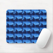 Tapis De Souris "Frozen Ridge 2" Tiled Abstract Design Mousepad (Avec souris)