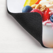 Tapis De Souris Frozen Yogurt With Fruit and Nuts (Coin)