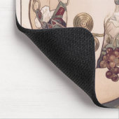 Tapis De Souris Fruit d'Alphonse Mucha (Coin)
