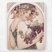Tapis De Souris Fruit d'Alphonse Mucha (Devant)
