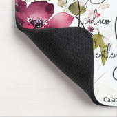 Tapis De Souris Fruit de l'Esprit rose floral (Coin)