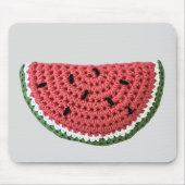 Tapis De Souris Fruit de pastèque Grandma Vibe Crochet (Devant)