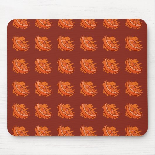 Tapis De Souris Fruit Motif sang orange électronique (Devant)