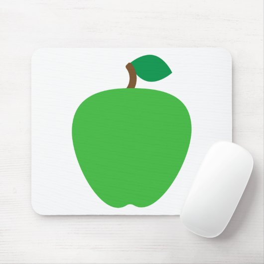 Tapis De Souris Fruit vert pomme (Avec souris)